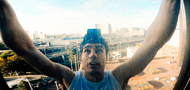 Free-Climbing a Skyscraper